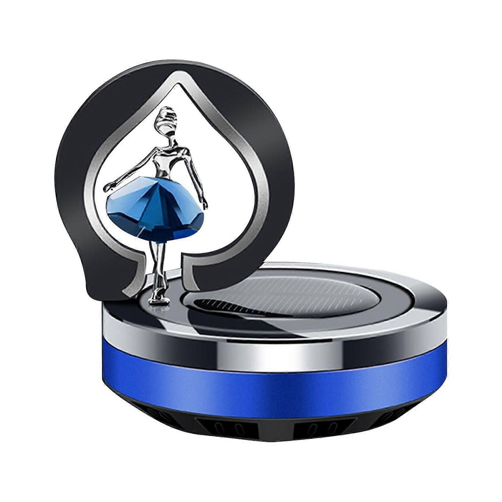 Gnobogi Solar Energy Aromatherapy Machine, Paris Rotating Car Diffuser - Compatible with Car Accessories