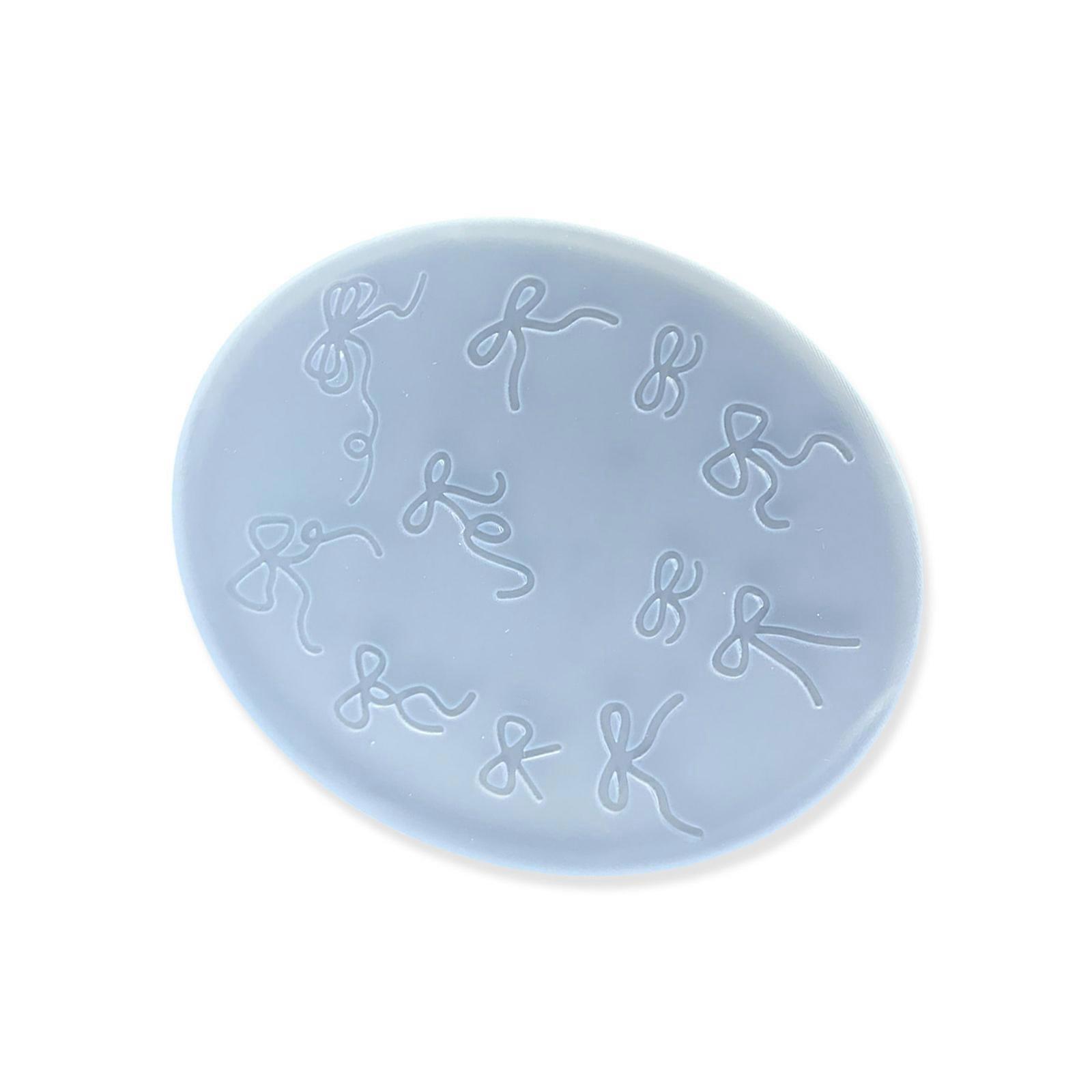 Creative Ribbon Style Silicone Resin Mold For Custom Nail Art Designs High Accuracy Reusable Template Multicolor