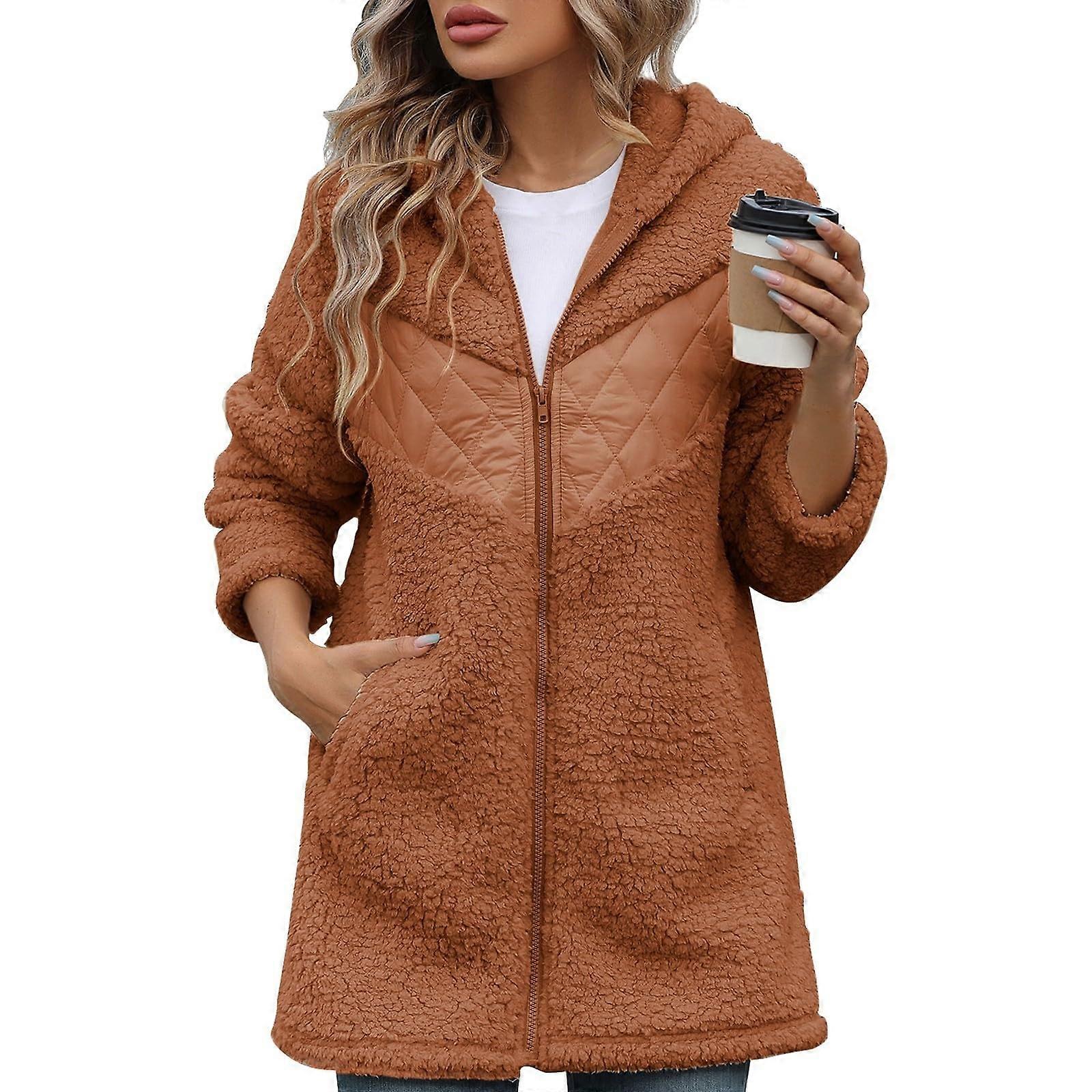 Dámska ležérna zimná bunda s kapucňou Camel XL