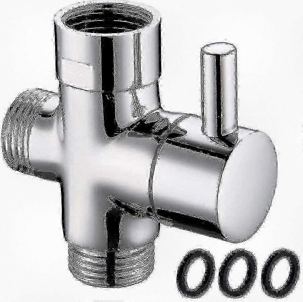 Shower Diverter Valve Adapter for Plumbing System Replacement in 3 Positions