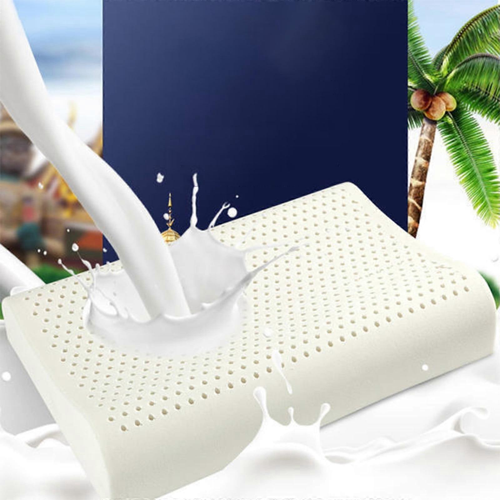 Memory Foam Neck Pillow for Sleeping, Cervical Pillow for Neck Pain Relief, Contour Pillow for Side Sleeper, Travel Size