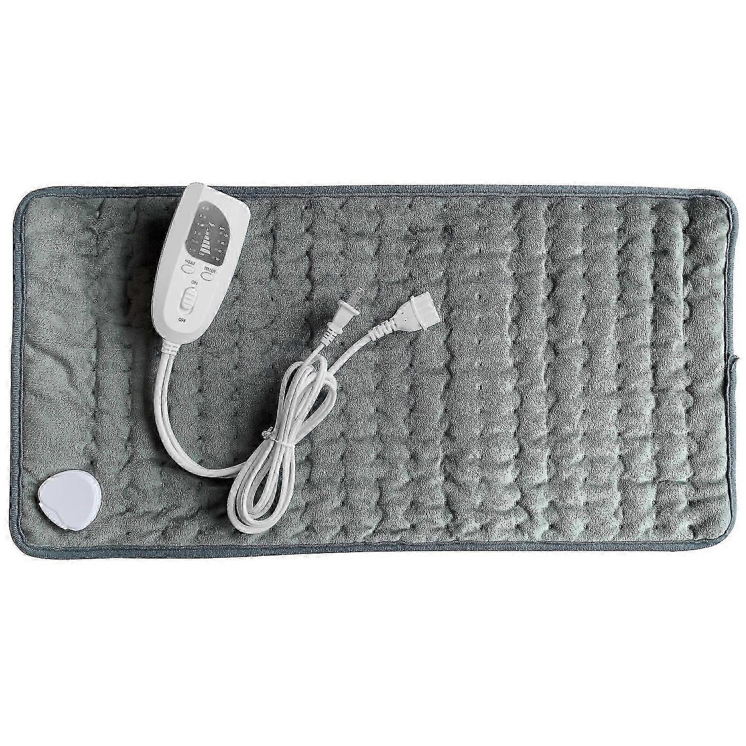 Electric Heating Pad with 6 Heat Settings & Timer - Physiotherapy Blanket for Pain Relief