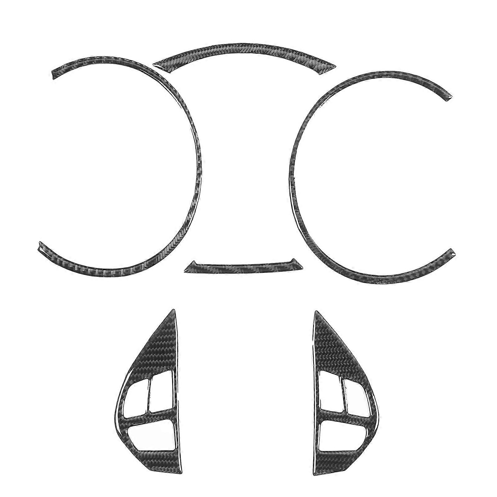 Interior decor for Mitsubishi Lancer steering wheel button cover