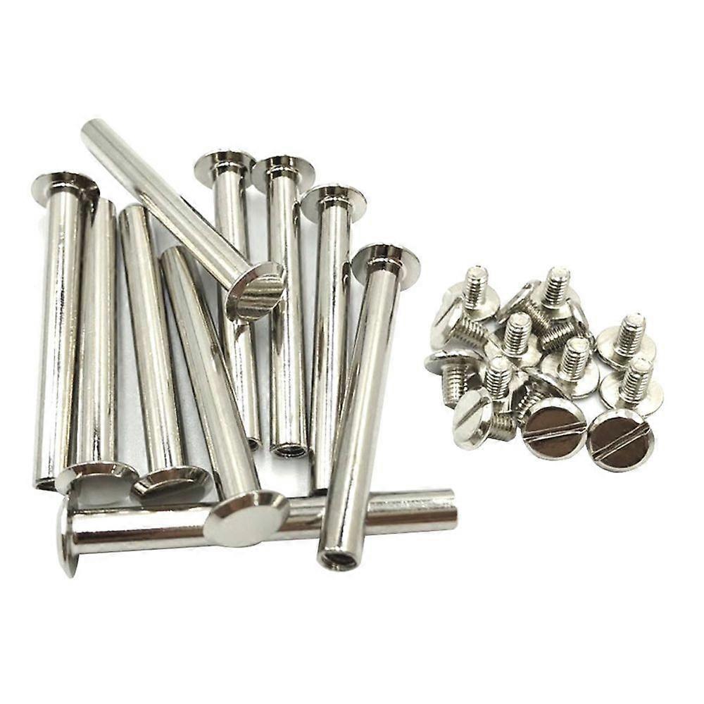 10 Sets Screw Binding Posts for Scrapbook Binding 10x35mm