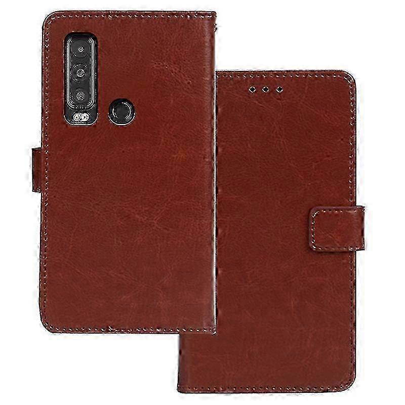 Elegant phone case for Cat S75 5G with crazy horse texture