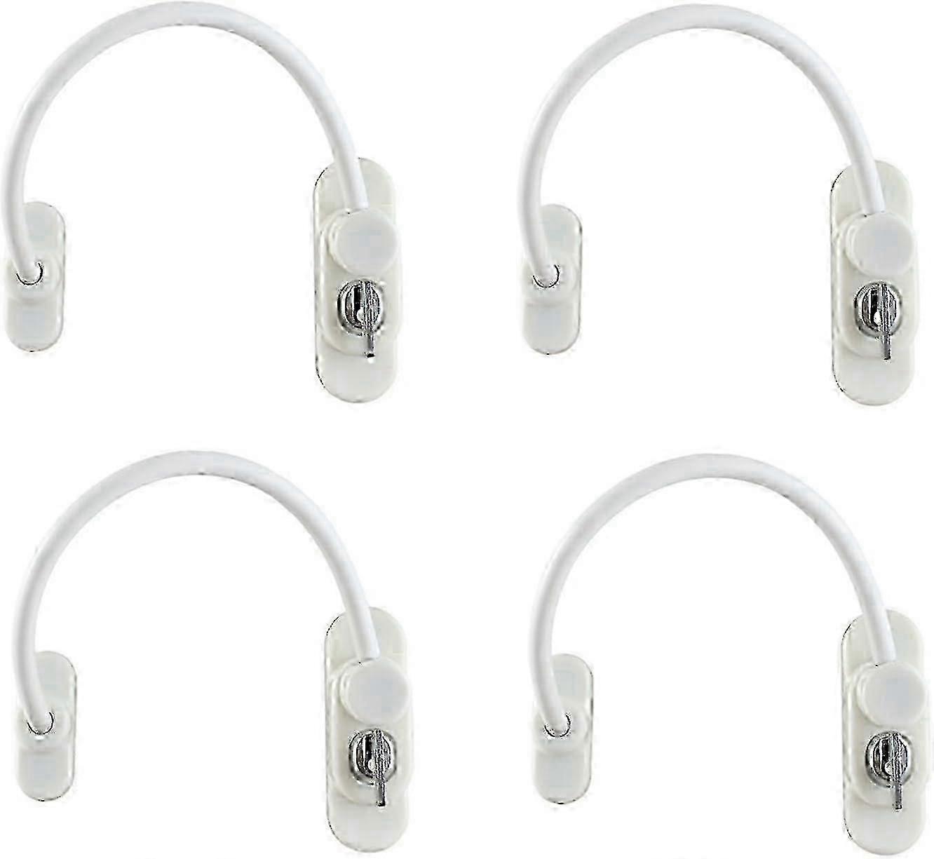 2025 Suitable 4 Pcs Window Door Restrictor Child Safety Lock