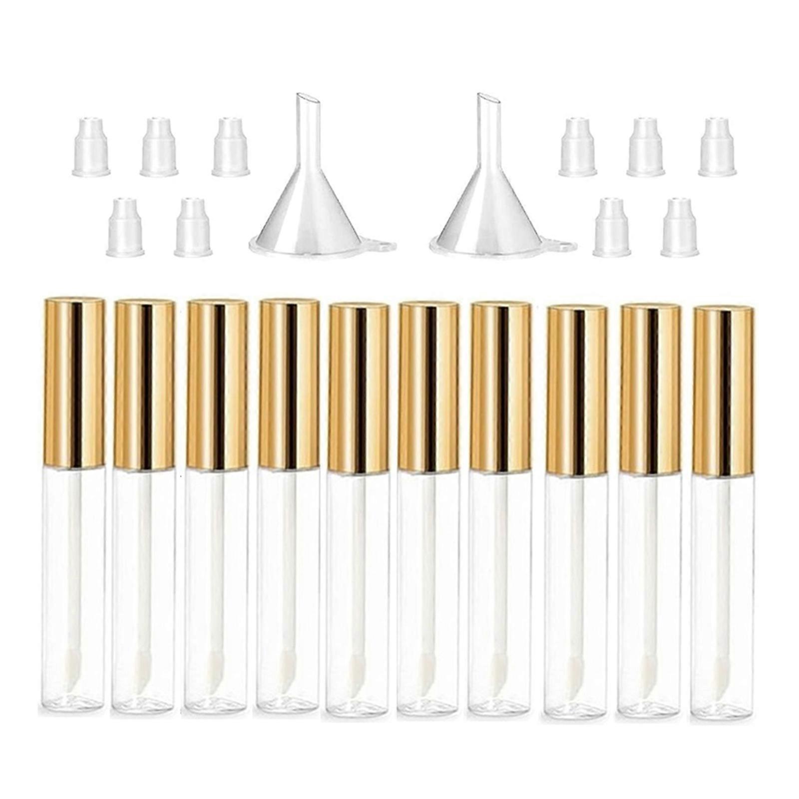 10ml Empty Mascara Tube with Eyelash Wand,Eyelash Cream Container Bottle for Applying Castor Oil and DIY Cosmetics Multicolor