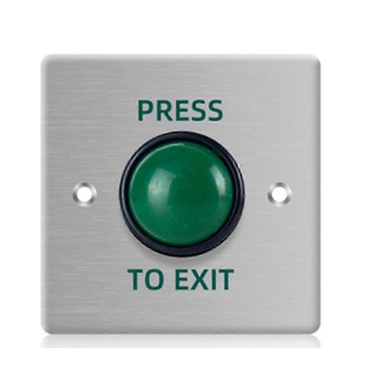 Door Exit Push Button Release Switch Opener Stainless Steel Panel for Door Access Control System Ent
