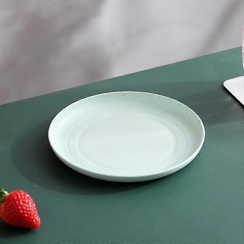 5Pcs/Set Nordic Wheat Straw Plate Fruit Vegetable Plate Bone Spitting Plate Tableware Plate