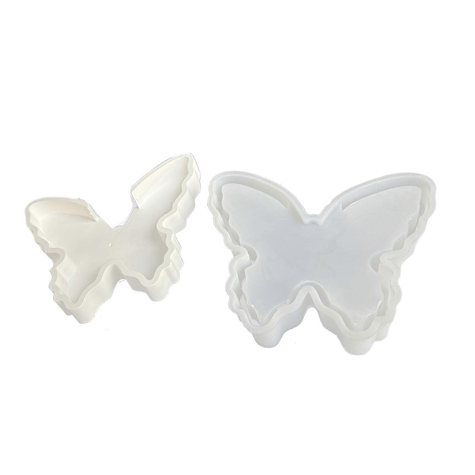 Practical Sturdy Silicone Mould With Detailed Butterfly Designs Suitable for Craft Enthusiasts And Professional Use Multicolor