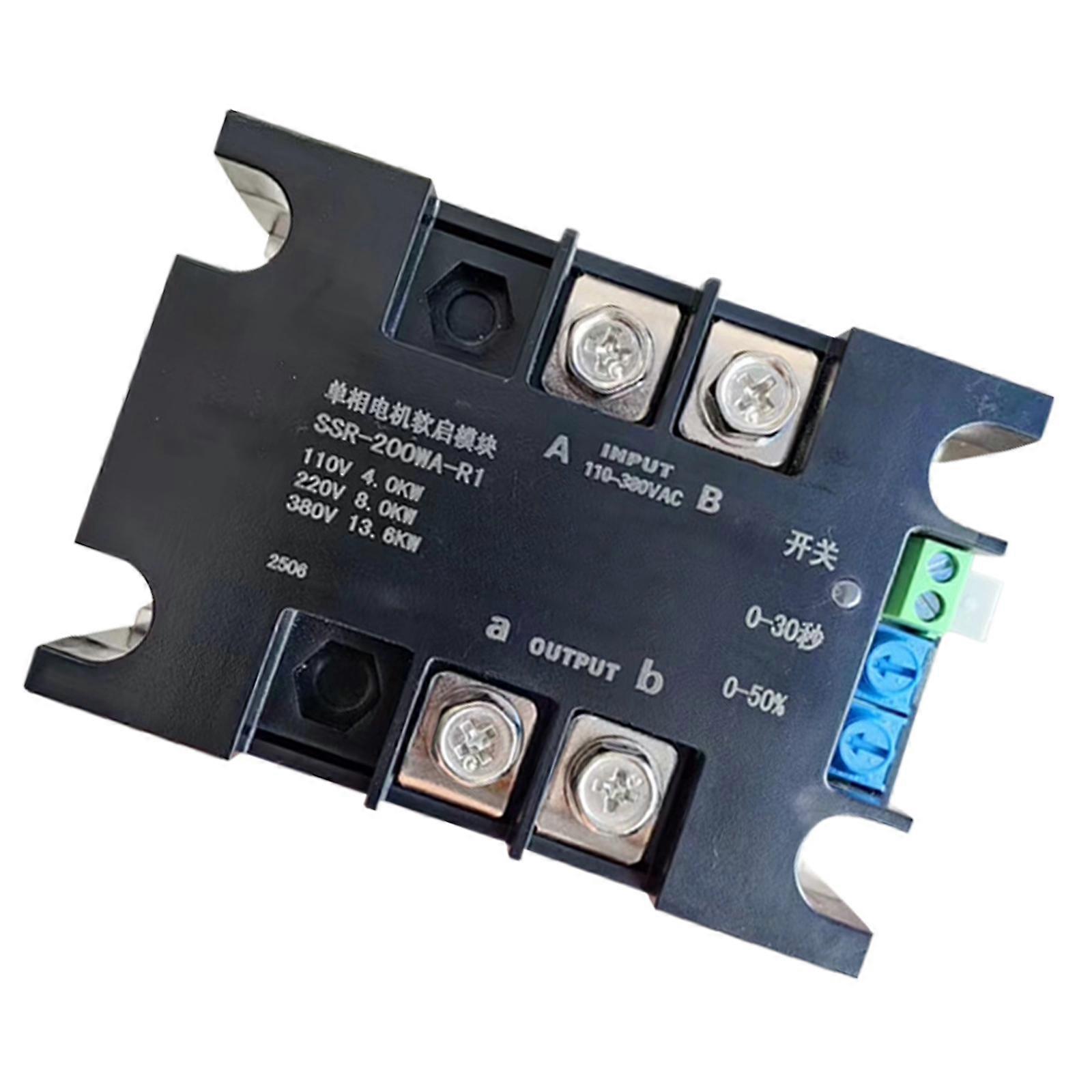 Small ABS Soft Starter Module Single Phase Motor Defense 8KW Power Fan Conveyor Installation Solution for Fan Multicolor