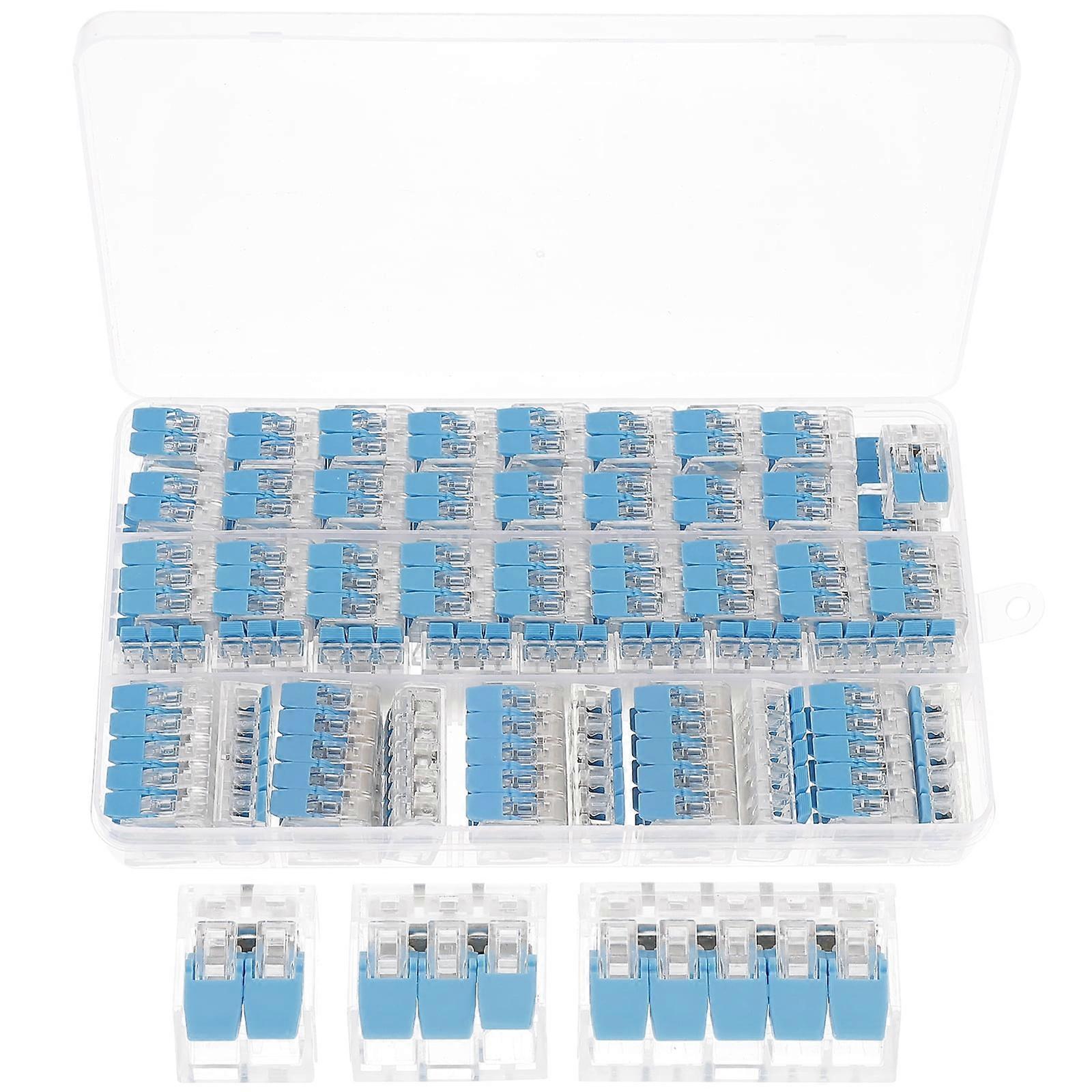 75 Pcs Leverage Wire Connectors Compatible with Electrical Copper Wires, Splicing Kit for Secure Wire Connections
