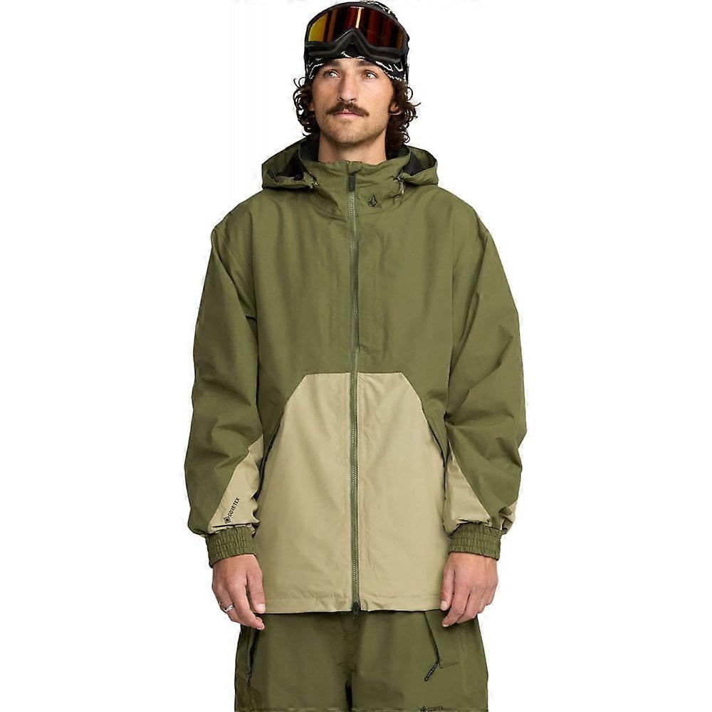 Men's Volcom Mens Longo Gore-Tex Jacket / Dark Olive / M