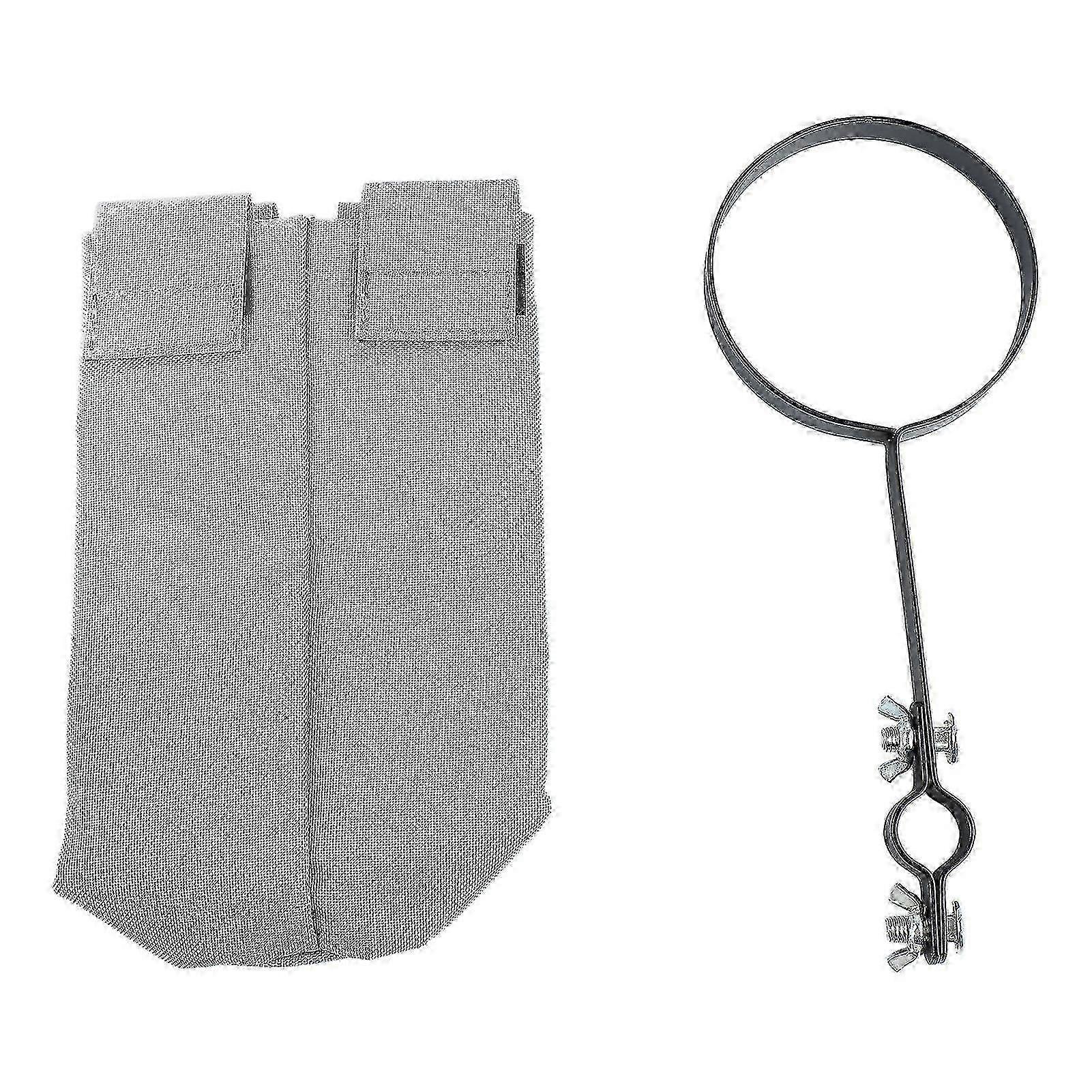 2024 Drum Stick Bag Holder Large Capacity Waterproof Oxcompatibled Cloth with Clamp compatible Playing WH04 Grey