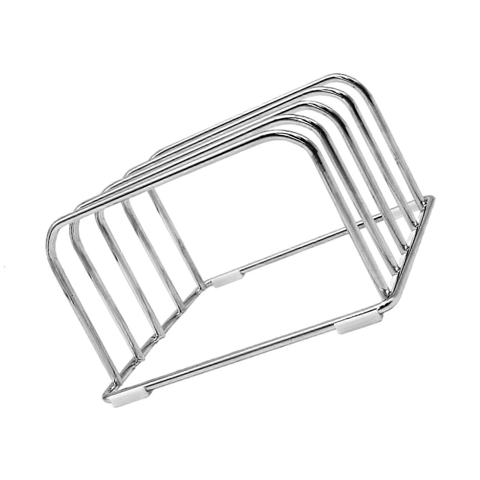 Compact Space Saving Nonrust Steel Chopping Board Holder Wall Mounted Kitchen Organizers With Tool Release Assembly Durable Design Multicolor