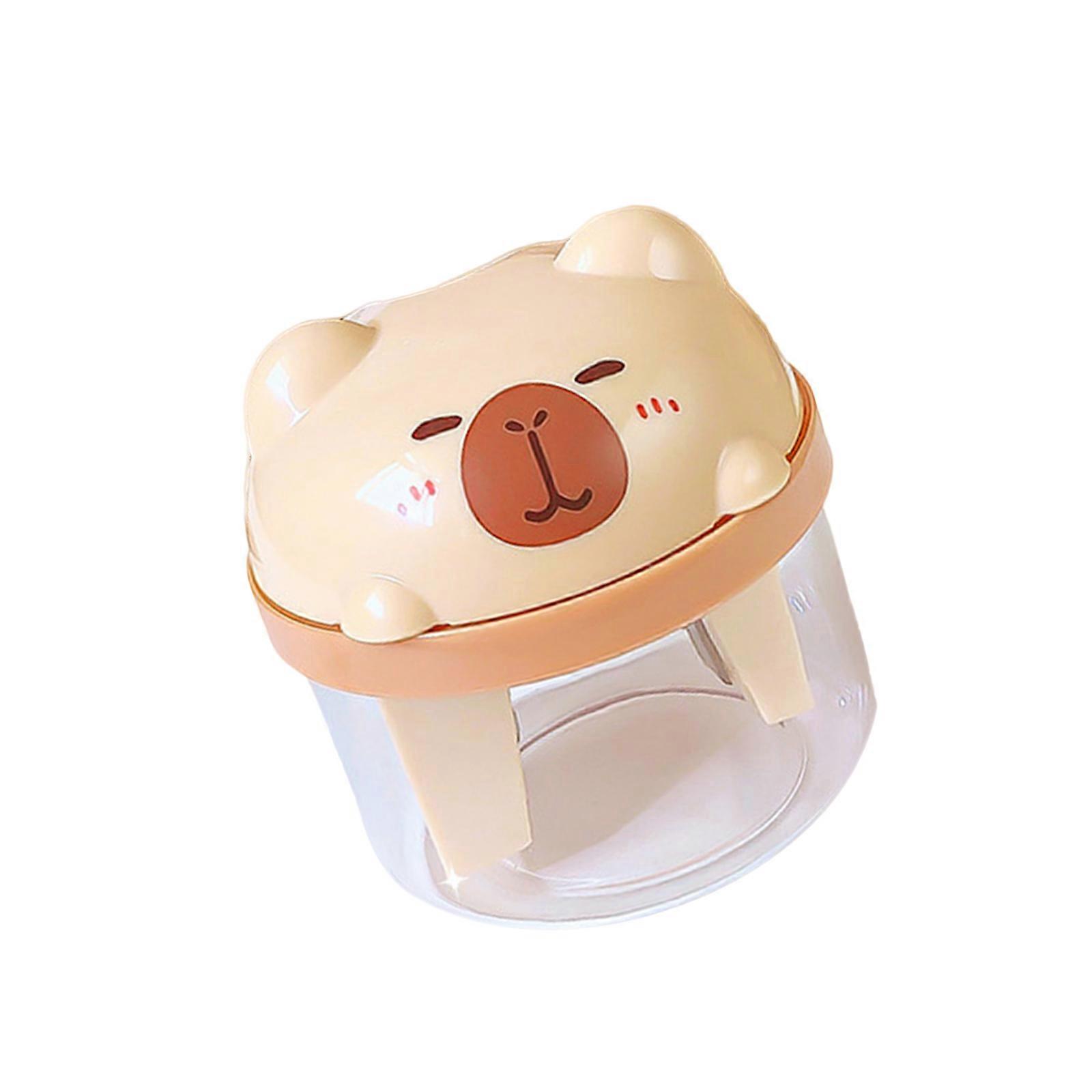 Cartoon Pencil Sharpener Double Hole Pencil Sharpener Small Manual Pencil Sharpener for Student Children Game Reward Multicolor