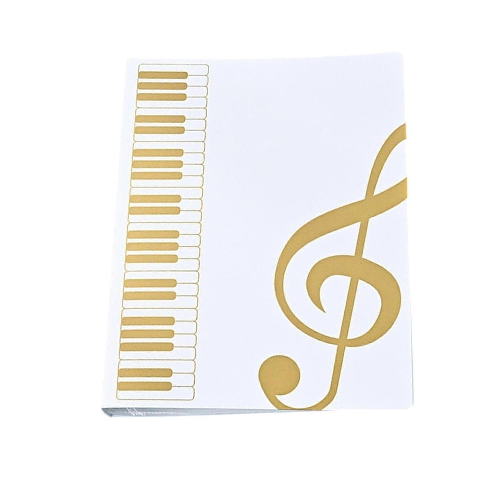 Presentation Folder with 40 Pockets Display Folder for School Presentations Filing Insurance Financial Documents Files  White