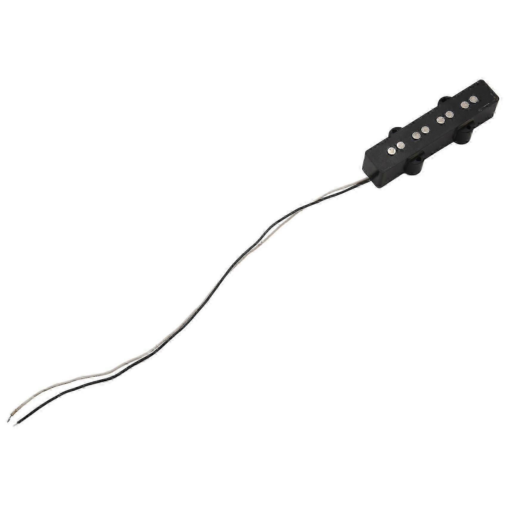 Pro Electric Bass Open Type Noiseless Bridge Pickup For 4 String Jazz Bass Jb Style,black 92x18.3mm