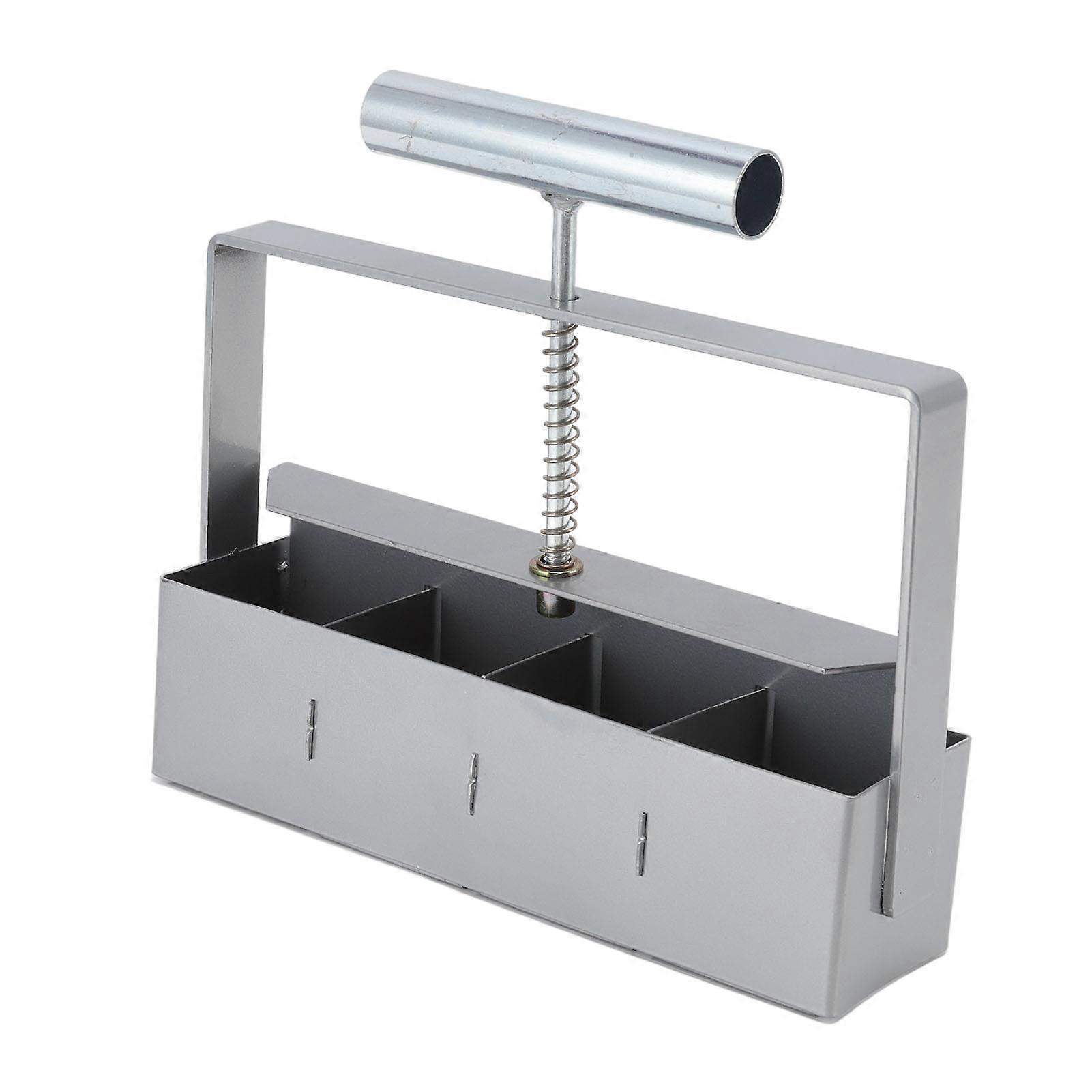 Soil Blocker Stainless Steel Handheld Soil Block Maker Soils Blocking Tool for Outdoor Garden Vegetable Garden