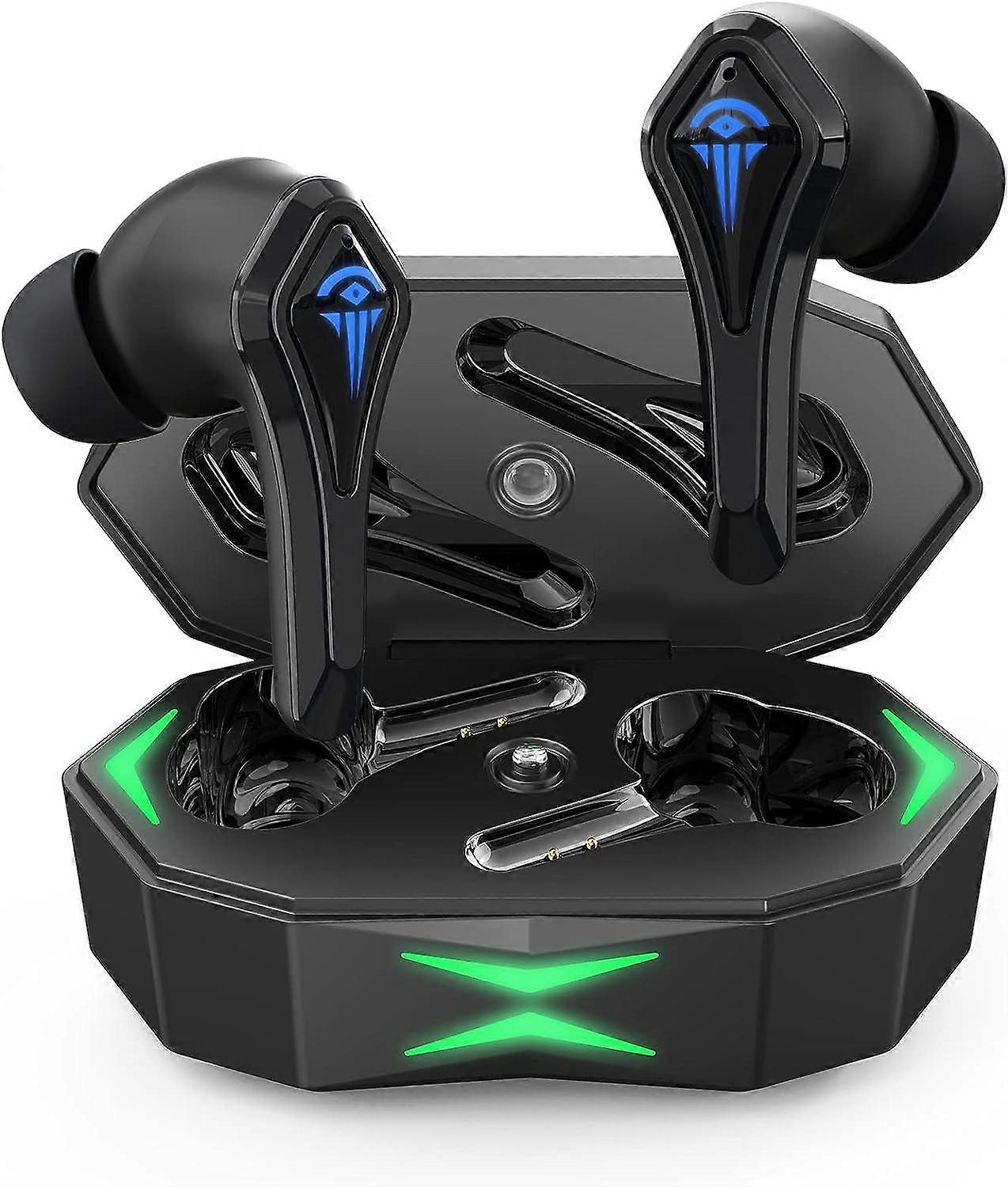 Bluetooth Earbuds, 50ms Low Latency Gaming Wireless Earbuds, QTREE 5.2 Version,Noise Cancelling, 36H Playing Time, IPX5