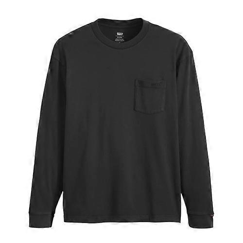 Levis Mens Authentic Pocket Long-Sleeved T-Shirt