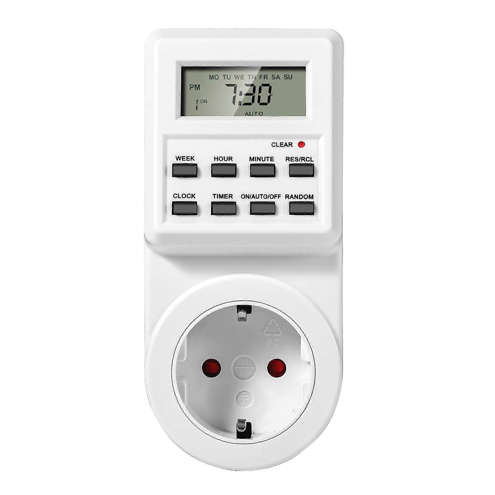 Digital and electronic timer plugs, programmable plugs with alternating and repeating cycle functions, countdown timer plugs
