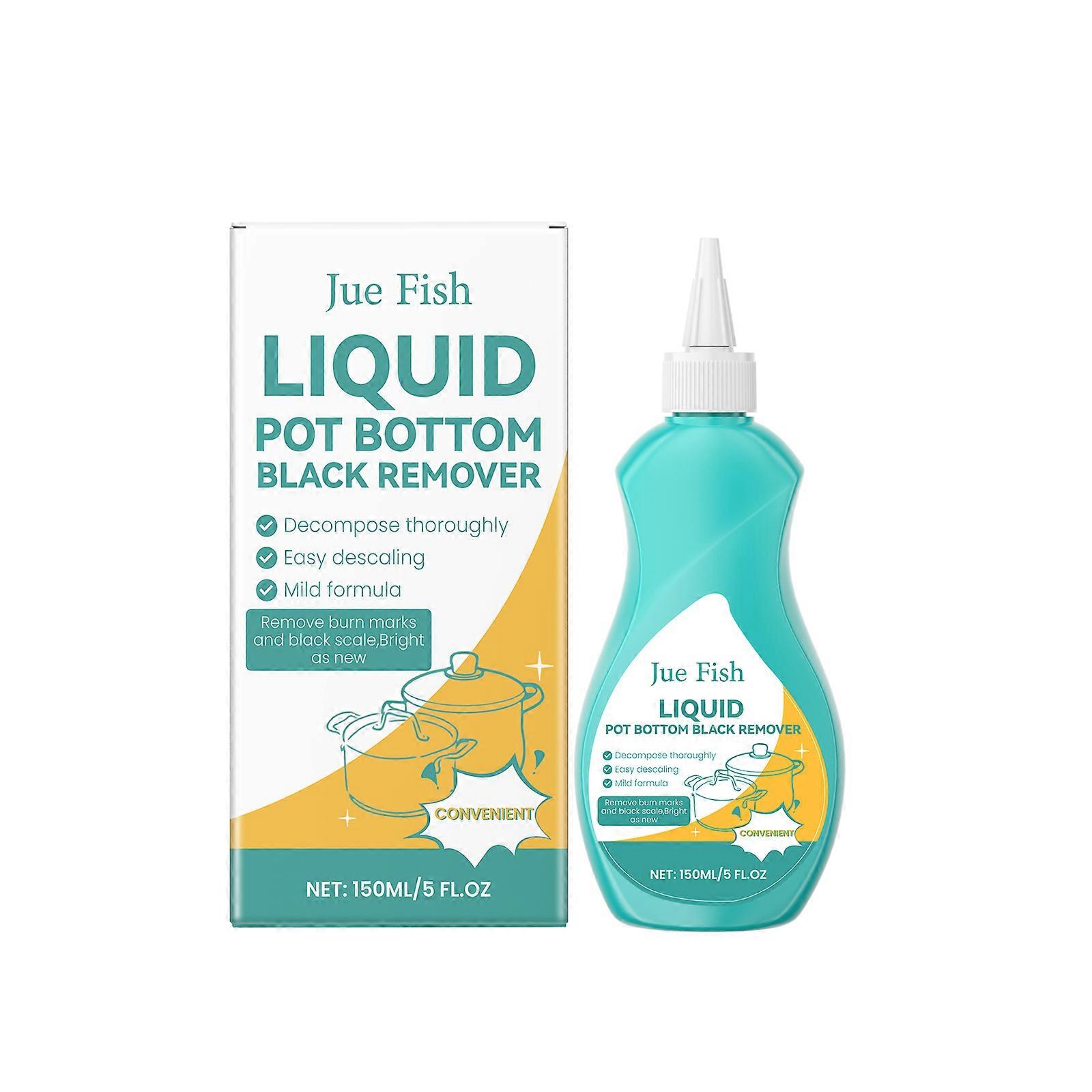 Jue Fish Pan Cleaner, Pan Bottom Grease Cleaner To Remove Oil And Scale Cleaning Polishing Anti-Rust Cleaning Liquid