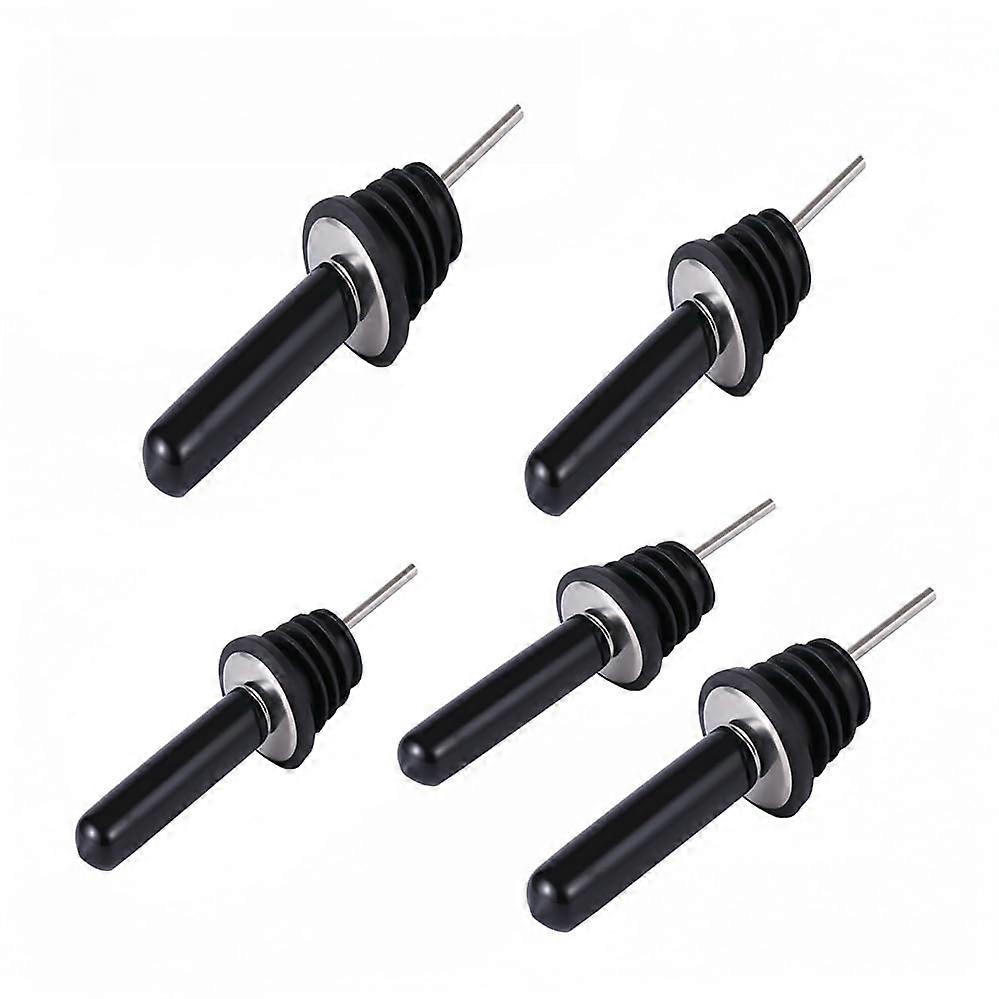 Wine Pourer Spout 304 Stainless Steel Red Wine Dispenser for Bottles and Decanters, Set of 5