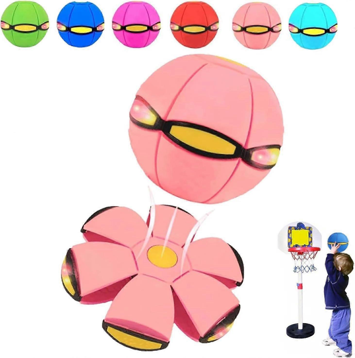 Superior Magic Bouncing Ball, Children's Bouncing Ball, Parent-Child Interaction with Lights, Dual Form Freely Switchable, for Educational Body Exerci