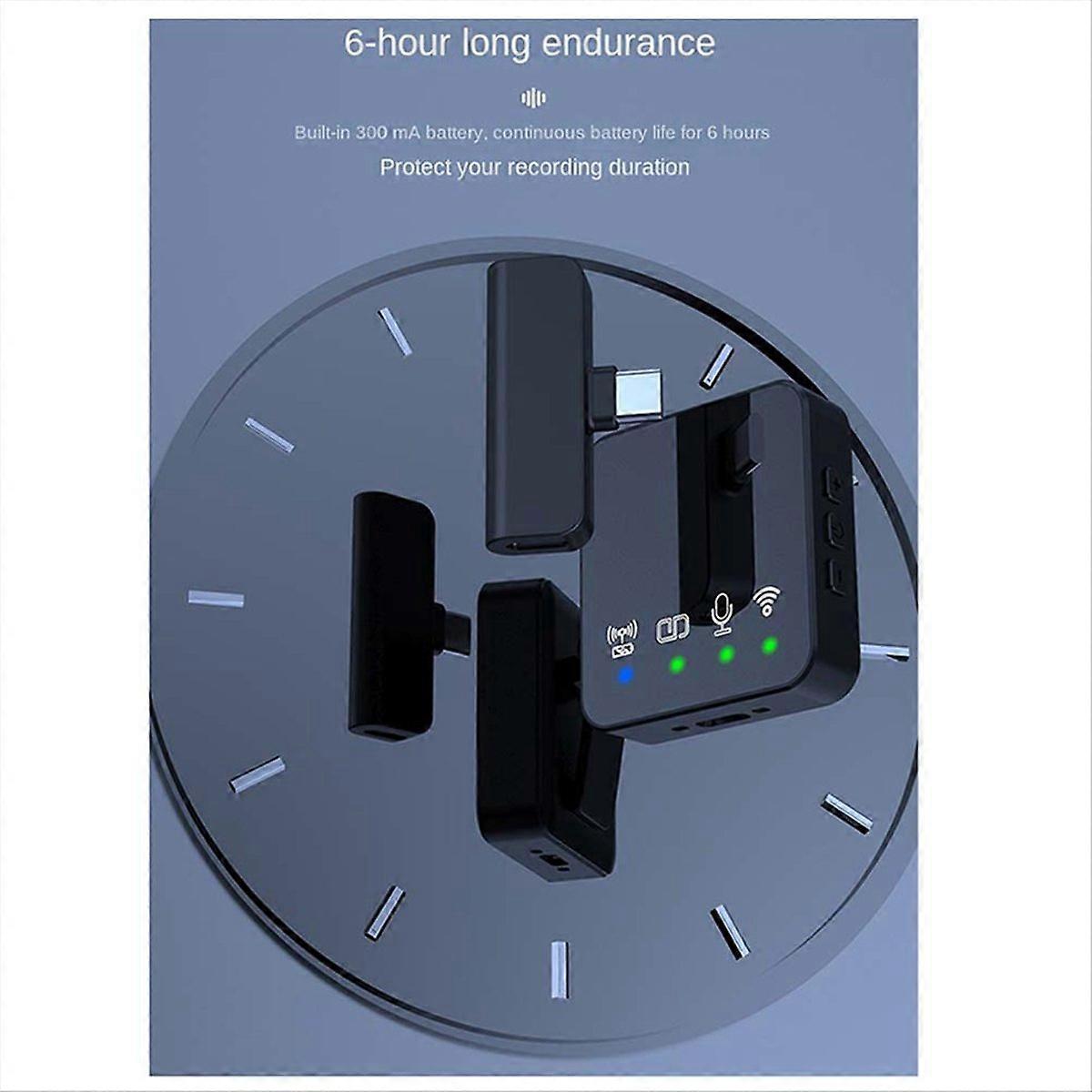 Wireless Lavalier Radio Microphone for Smartphone Live