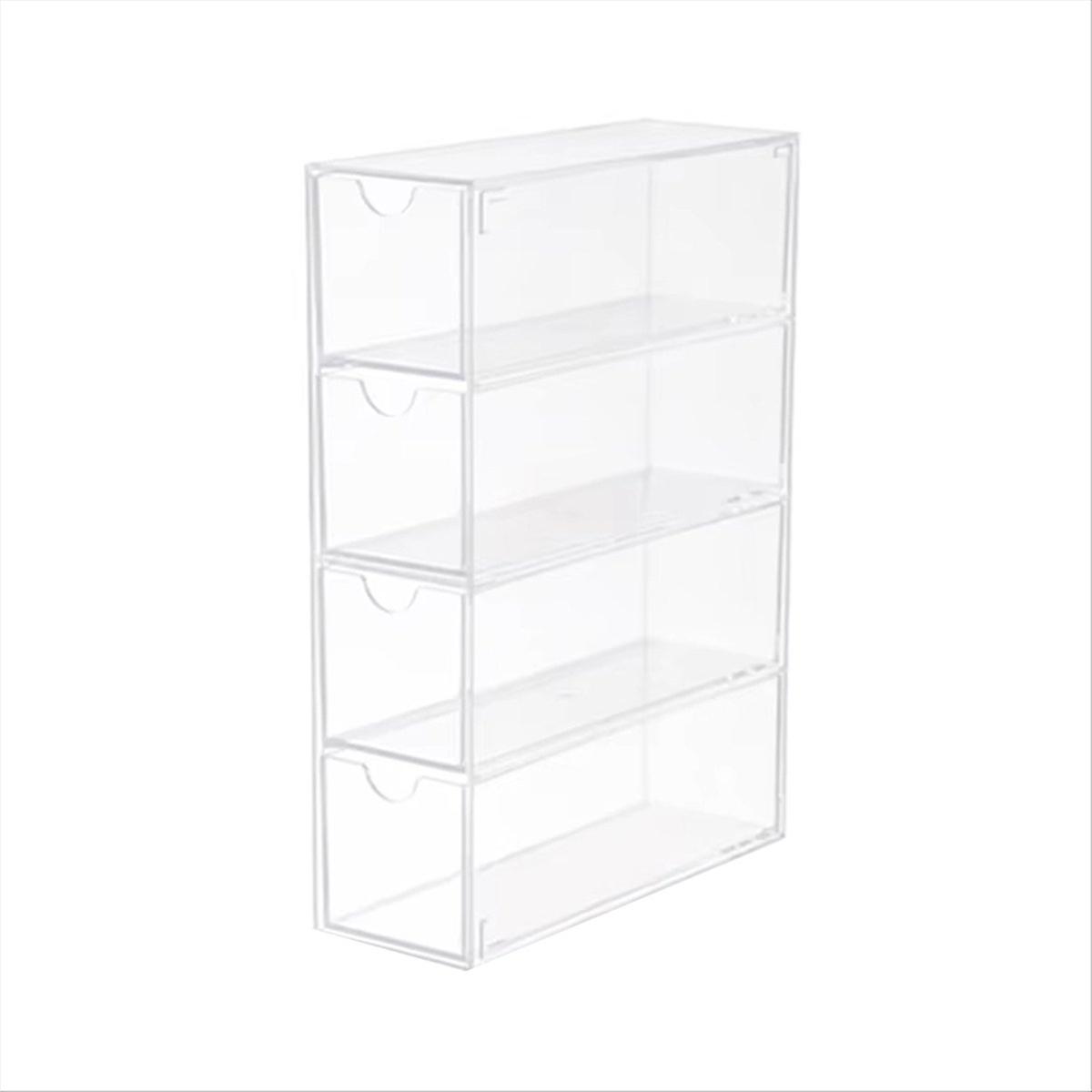 Glasses Storage Box 4 Layers Large Glasses Organizer Box