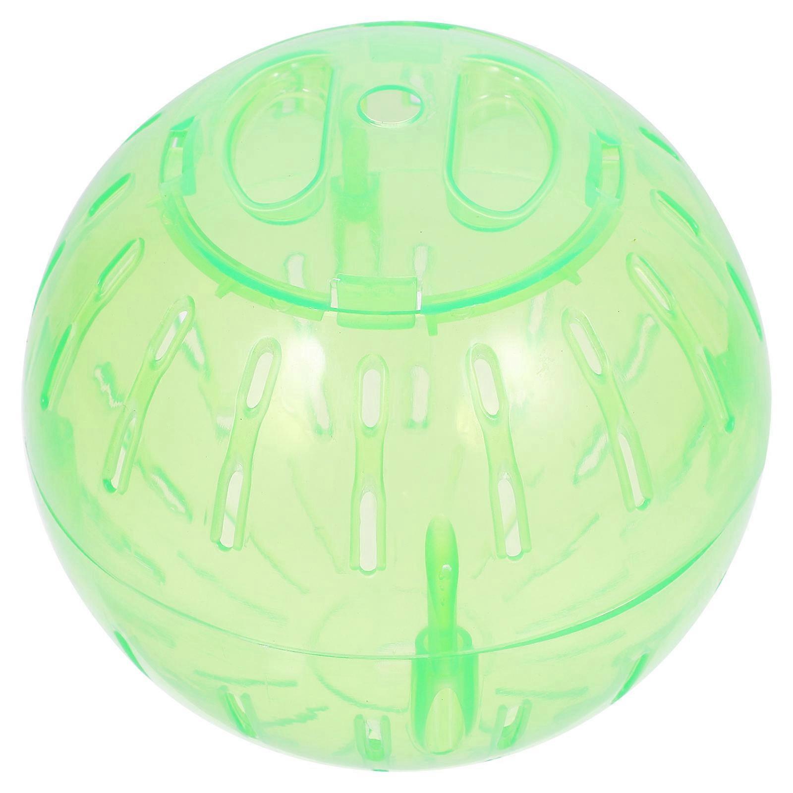 10CMハムスターランニングボールランエクササイズボールラン-小動物ペット用ミニボール(緑)