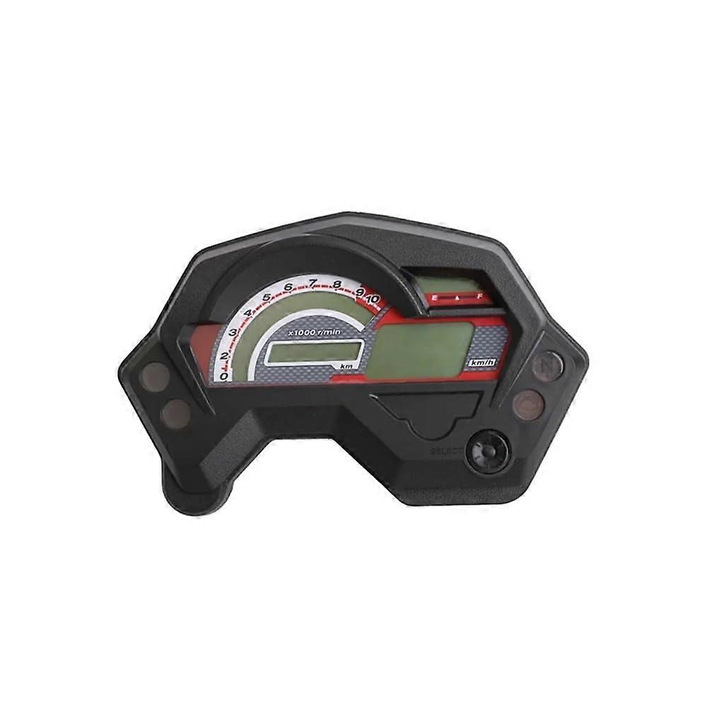 Motorcycle Tachometer Speedometer with Clear Display for Yamaha FZ16 Dashboard Gauge Black