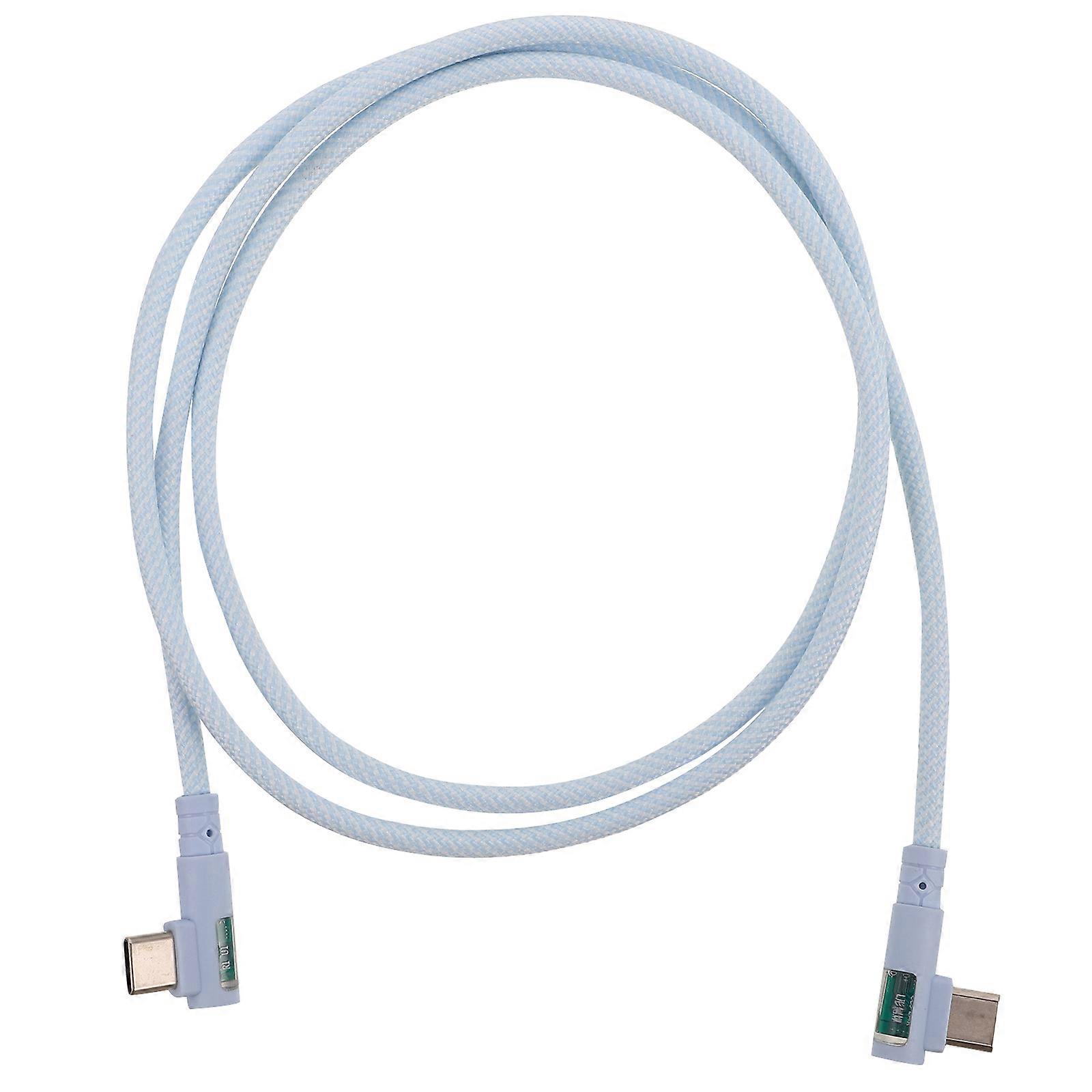 Fast Charging Usb Cable Type C Charging Cable Transparent Shell Material For Tablets Smartphones Typec Devices 1Pack