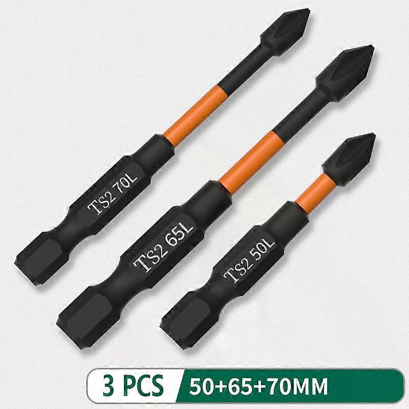 PH2 Magnetic Cross Bit Set Magnetic Batch Head Impact Strong Cross High Hardness Screwdriver Set Hand Tools 25/50/65/70/90/150mm