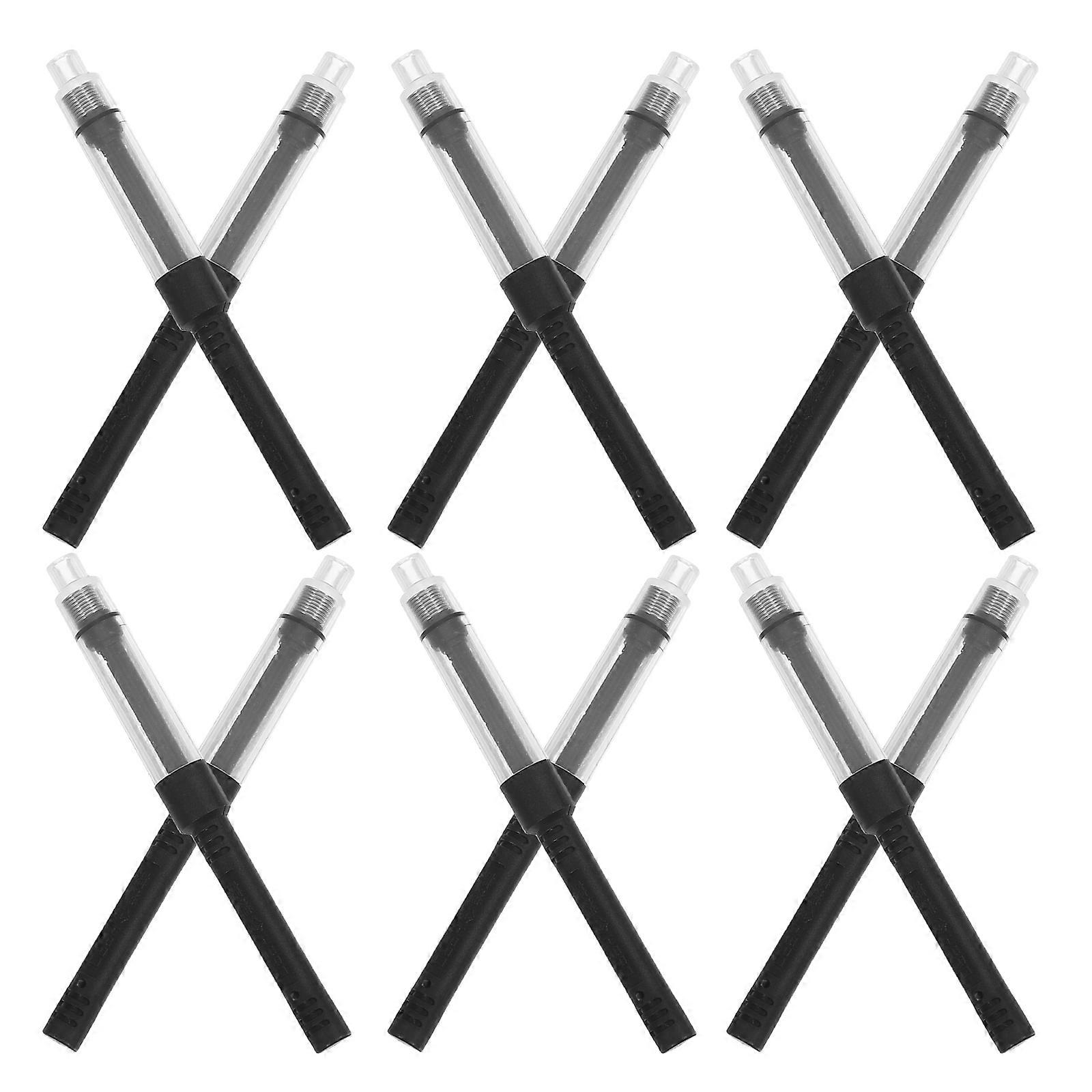 Fountain Pen Ink Converter Push Pull 20Pcs Plastic Refillable Ink Absorber