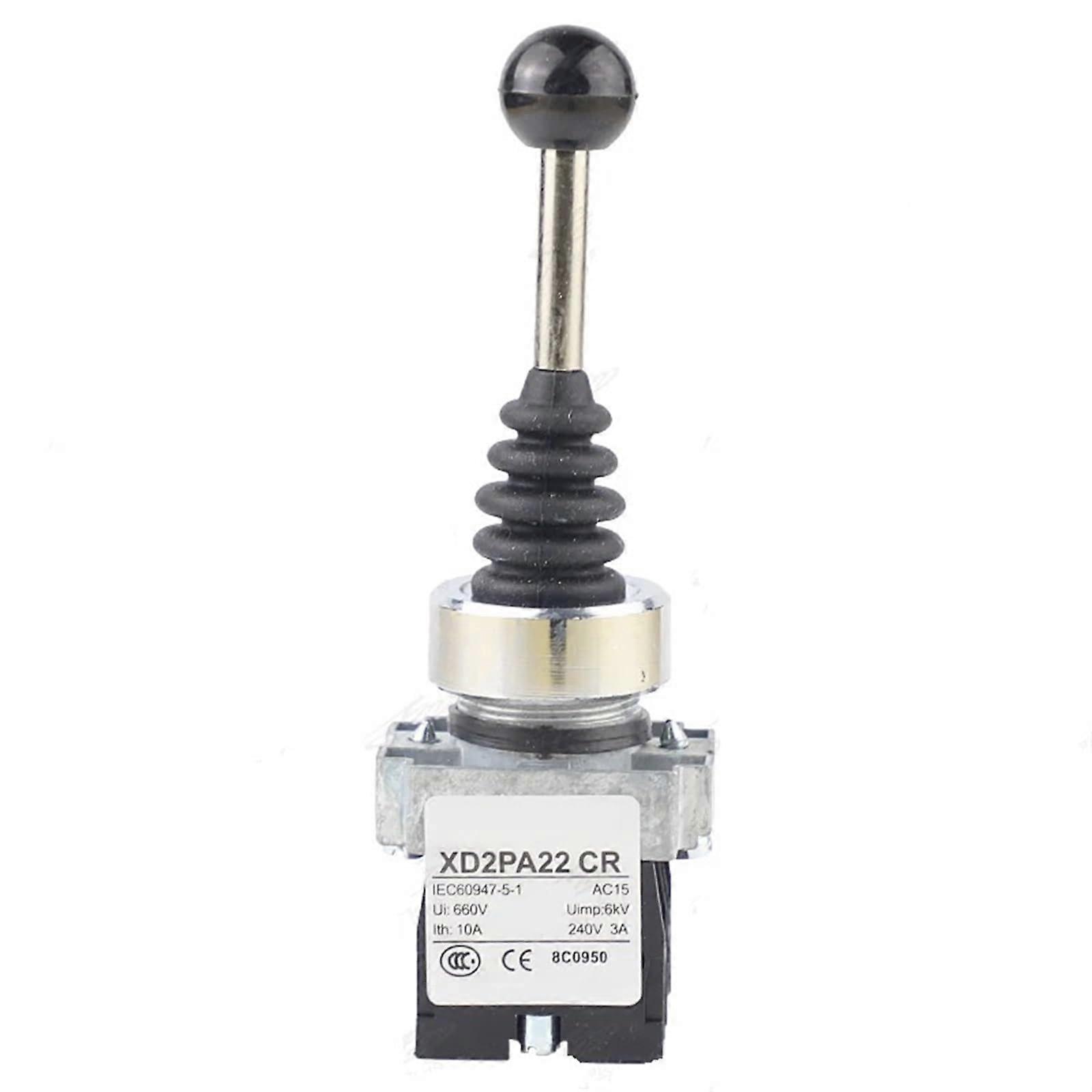 XD2PA22 CR Joystick Switch 2 Position 2NO Momentary Cross Button Switch 22mm Size XD2-PA24CR Specifications