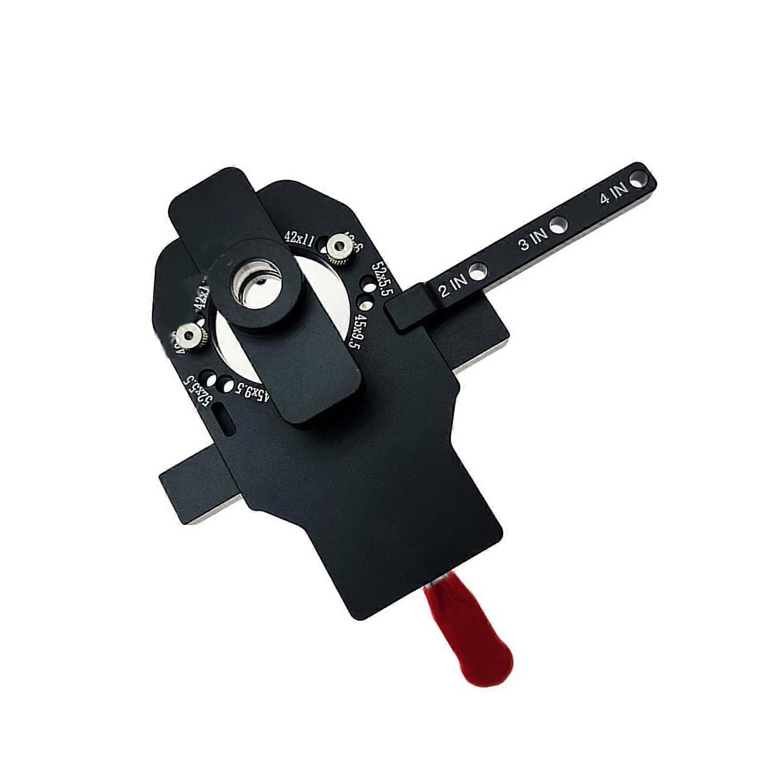 Cabinet Hinge Jig 35mm Concealed Drilling Guide with Quick Clamping and Adjustable Positioning