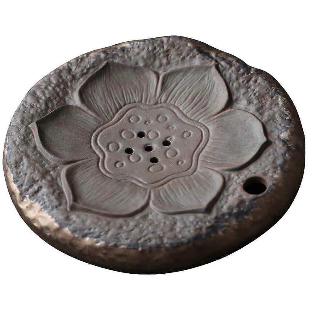 Tea Tray for Gongfu Tea Set Retro Ceramic Serving Board for Kung Fu Tea Brewing and Display