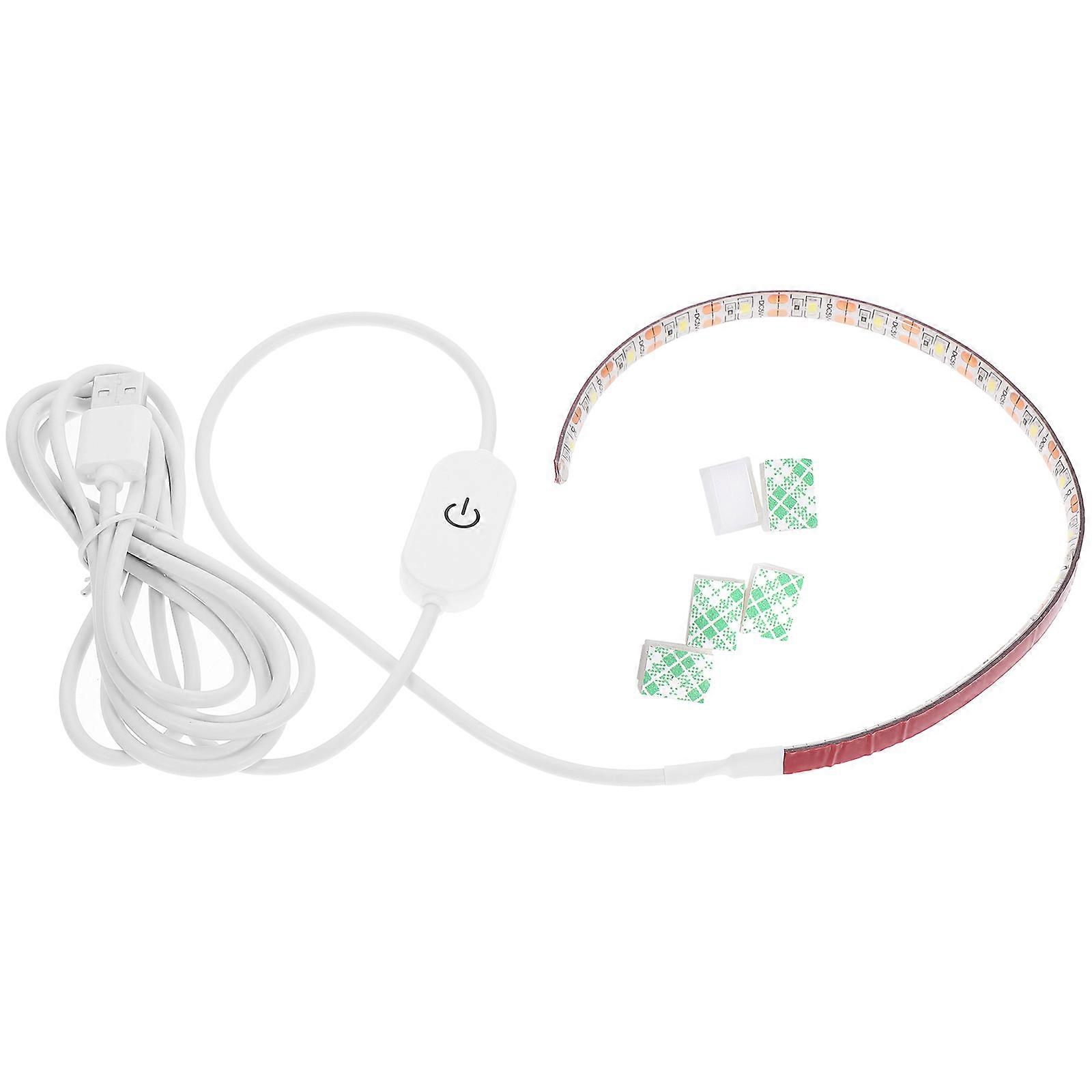 Portable LED Light Ribbon for Sewing Machine with USB 2Pcs White Strip