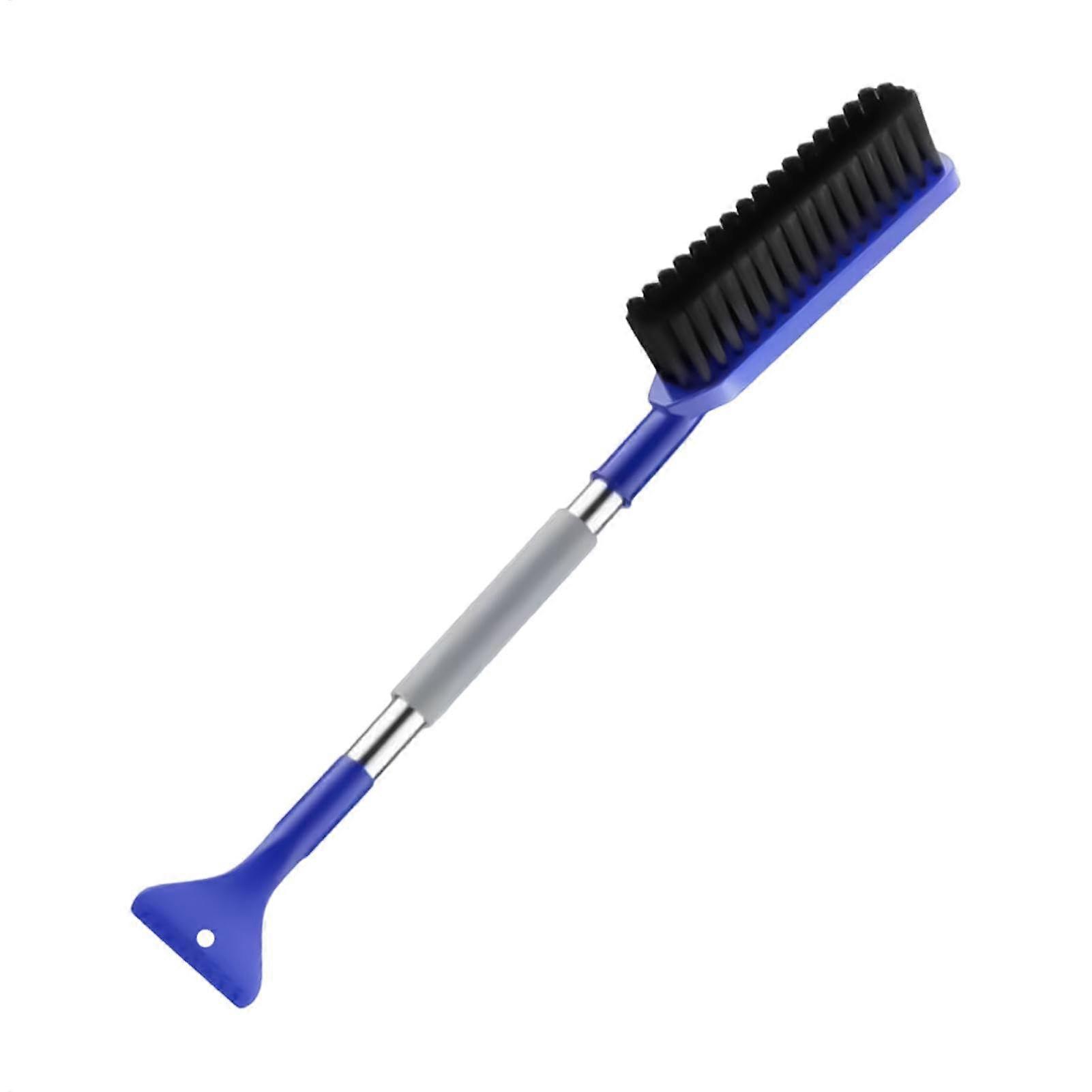 Long Handle Snow Brush for Car with Ice Scraper, PaintSafe Bristles for Fast Snow Removal