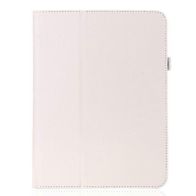 Stylish Case For Ipad 2/3/4 White Folding Stand Litchi Leather Export