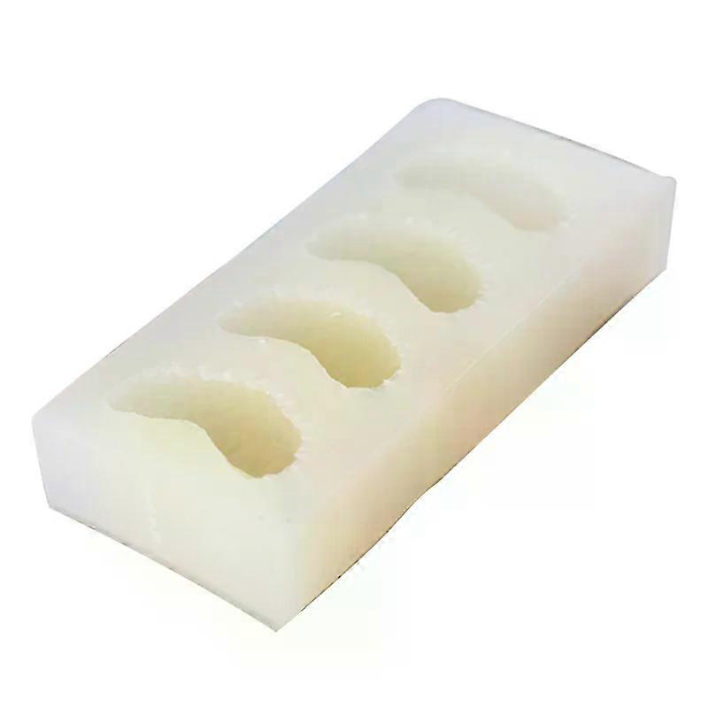 Moule �� gateau aux fruits multi-moules �� 4 trous, bricolage, bougie d'aromath��rapie, Semi-rond, fleur d'oranger, savon fait �� la main, huile