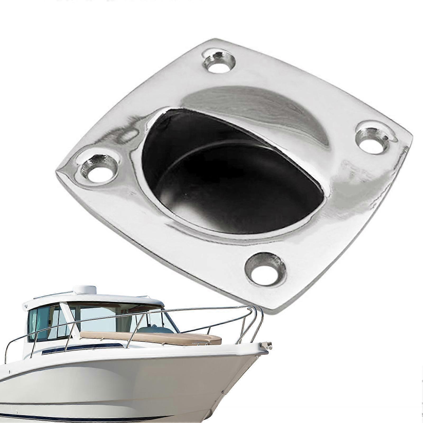 Boat Hatch Handle 304 Stainless Steel Flush Mount CorrosionResistant Marine Grade Square Pull