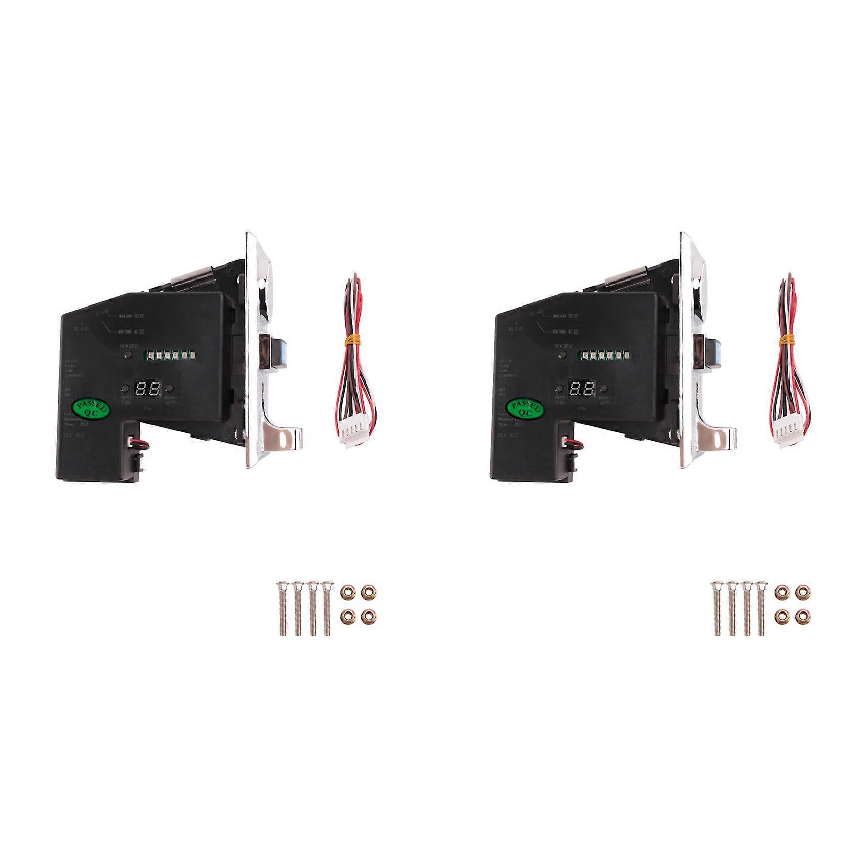 2X Multi Coin Acceptor Selector for Mechanism Vending Machine Mech Arcade Game