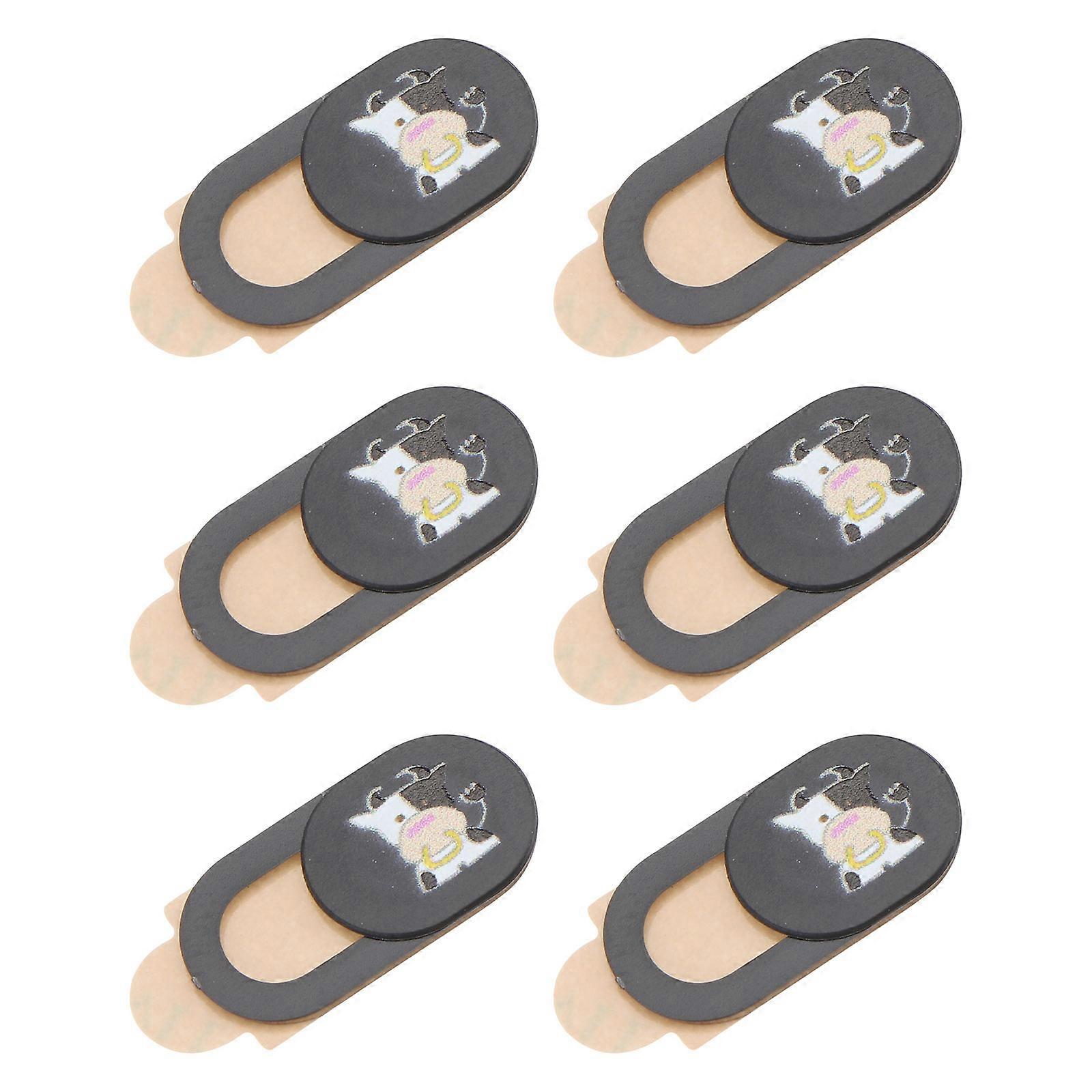 Camera Shield Cover Privacy Protection Use 6Pcs Black Slide