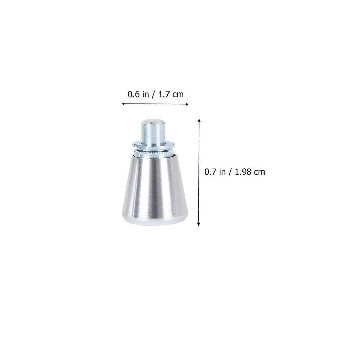 Fixed Wave Spring Plunger Bolts Silver For Industrial Equipment Cylindrical Positioning 2Set