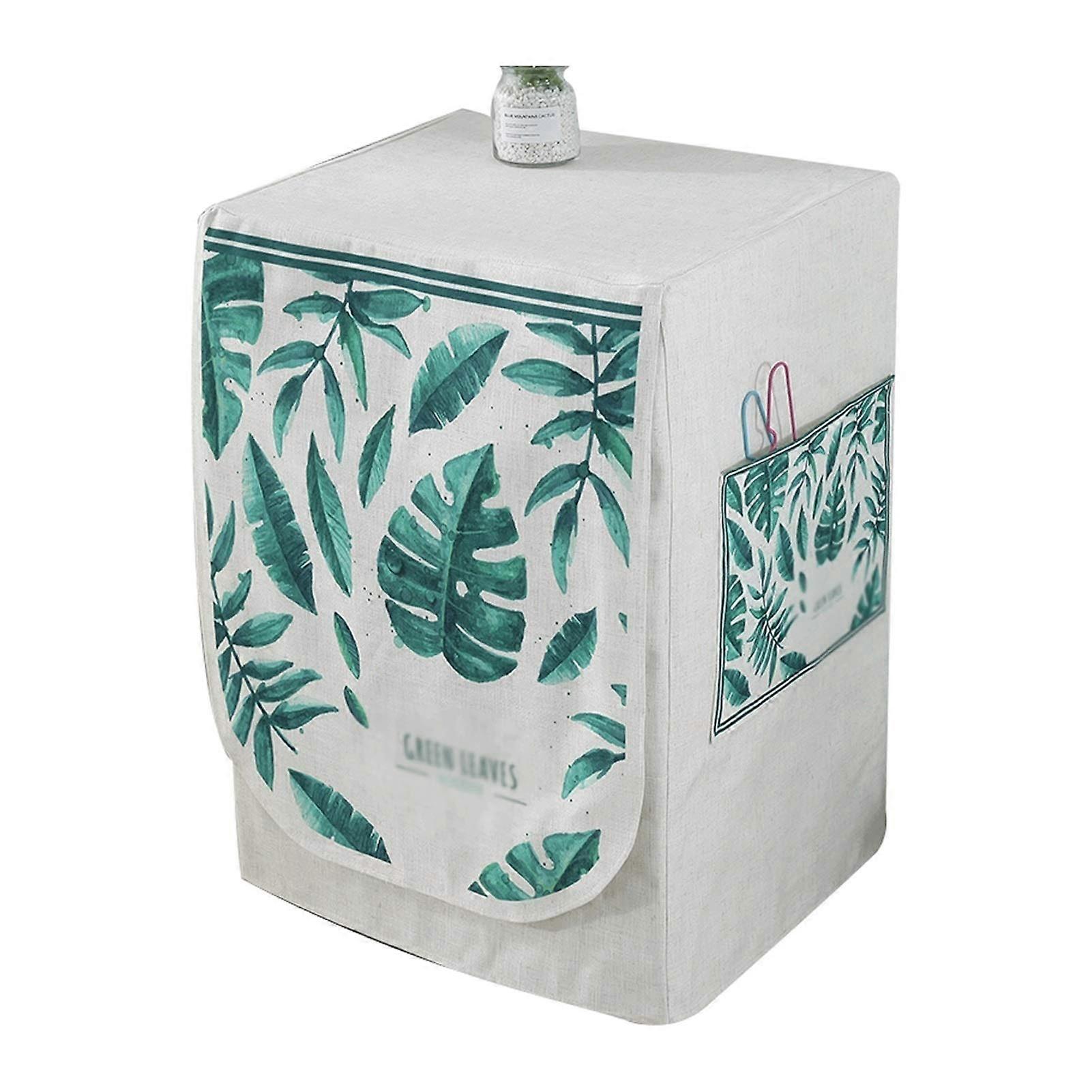 Waterproof Washing Machine Cover for Front Load with Side Pockets Dustproof Sunproof Fabric