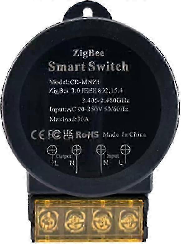 2025 30A High Power ZigBee Smart Switch, DIY Wireless Remote Control Module with Smart Life App,Timer Function