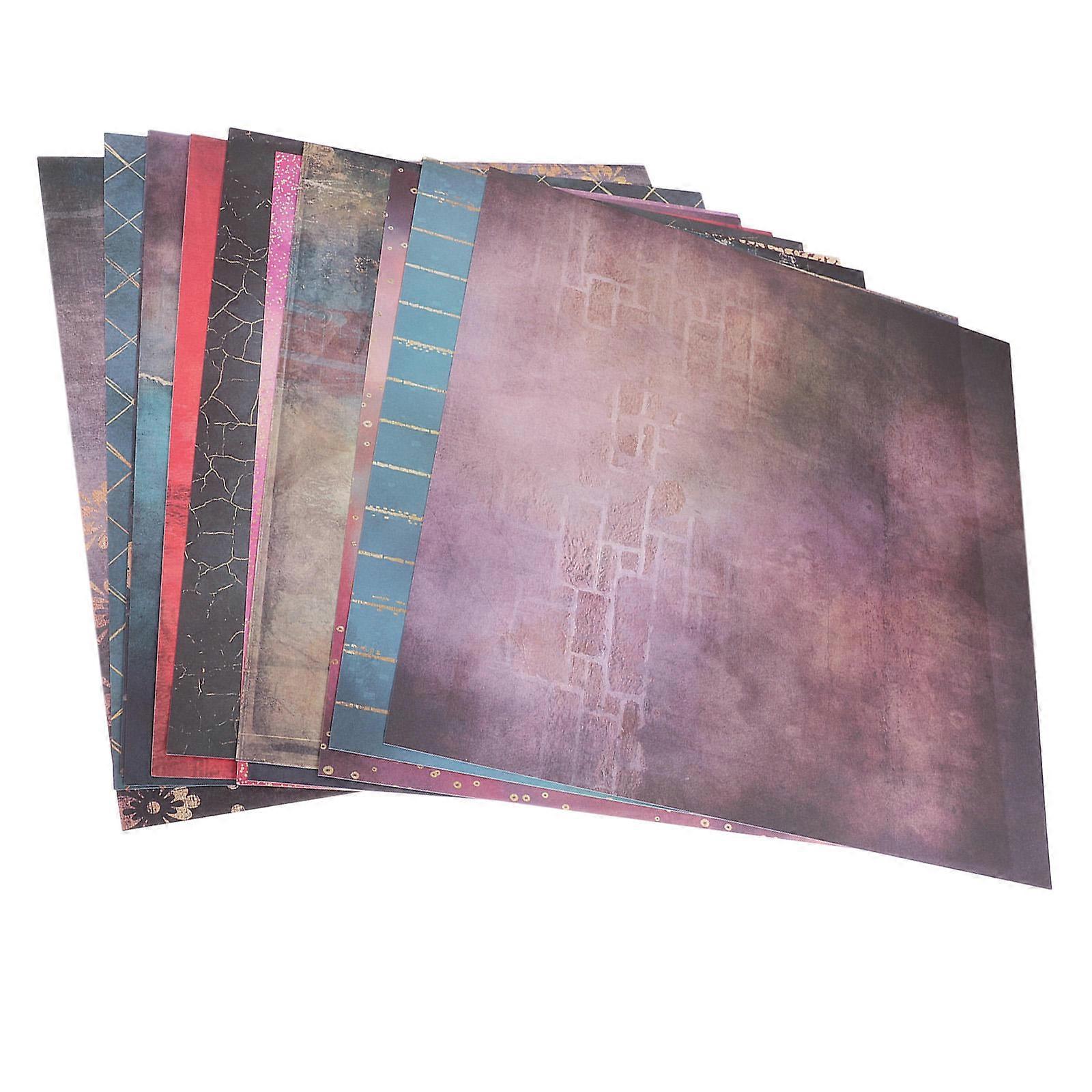 Scrapbook Paper DIY Pattern Paper for Decoration 24Pcs Set